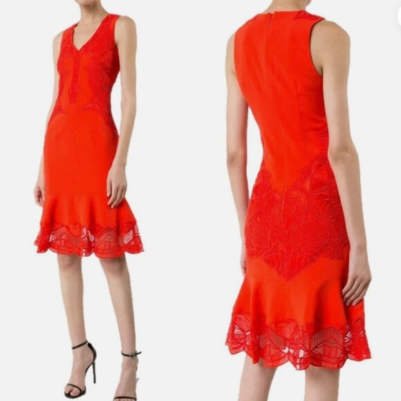 Jonathan Simkhai red cocktail dress - Picture 1 of 6